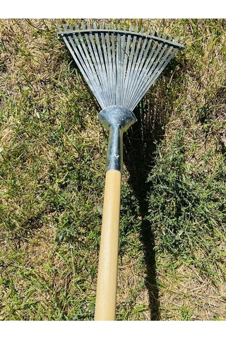 Premium Yelpaze Tırmık Saplı Yaprak , Kağıt , Atık Süpürmek İçin Pratik Kullanışlı