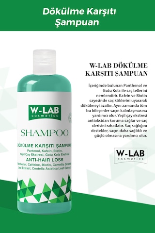 W-Lab Cosmetics Dökülme Karşıtı Şampuan 400 ML