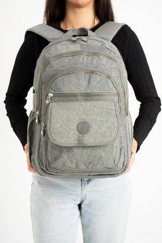 Ultra Hafif Çok Cepli Su Geçirmez Sırt Çantası Unisex Gri Model:571-2a - Gri
