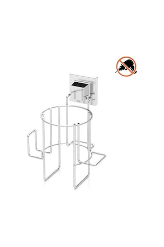 Geseus Yapışkanlı Fön Makinesi Askısı Krom Ef262