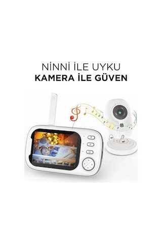 Torima Abm600 Monitörlü Smart Ip Full Hd Akıllı Bebek Kamerası Monitörü Telsiz Güvenlik Kamerası