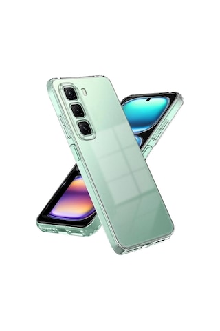 Adige Infinix Hot 50 Pro Plus 4g Uyumlu Kılıf Şeffaf Silikon