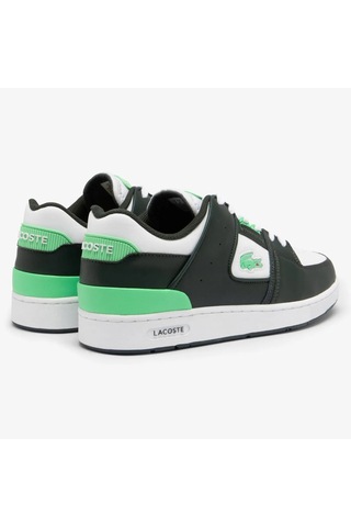 Lacoste Sport Court Cage Leather Mens Sneaker Hakiki Deri Erkek Günlük Spor Ayakkabı Beyaz Beyaz
