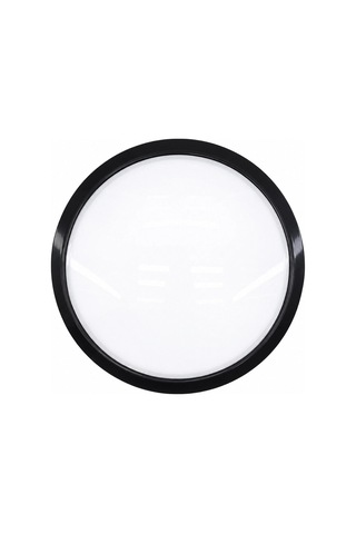 20w Siyah Metal Kasa Sıva Üstü Yuvarlak Ledli Glop Armatür Ip20 6500k - 1800lm E1212/s 5468 Çok Renkli