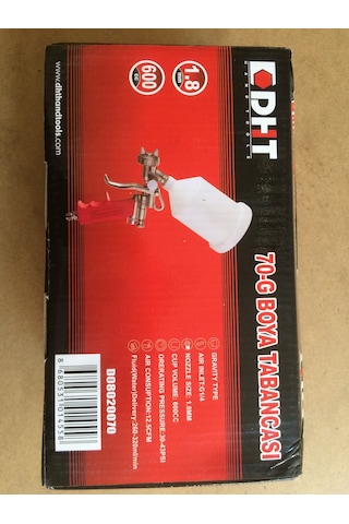Dht G-70 Üst Depolu Boya Tabancası Boya Tabanca 1.8 Mm