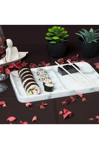 Atarashi Mermer Suşi Tabağı 1 Adet