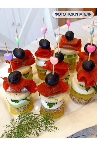 Riota Kanep İçin Kalp Şeklinde Shiraz Sopaları 12 Cm 50 Adet 197653327