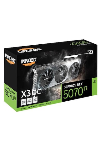 Inno3D RTX5070Ti X3 OC 16 GB GDDR7 256 Bit Ekran Kartı