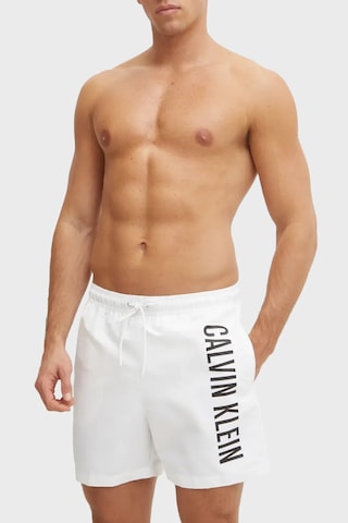Calvin Klein Erkek Mayo Short Km0km01092 Ycd Beyaz Beyaz