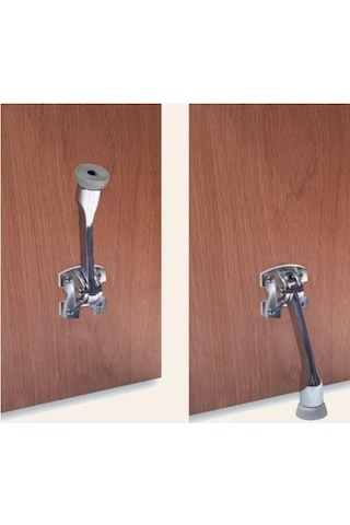 Tempo Kapı Stoperi Tamponu Ve Yaylı Kapı Tutucu Patentli Krom