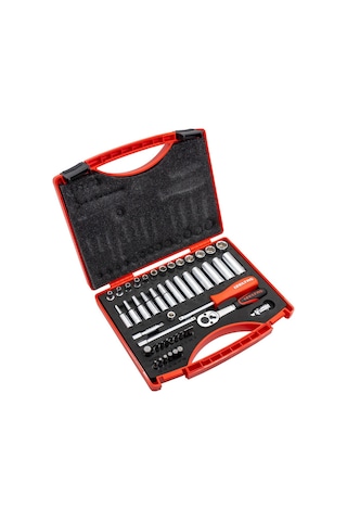 İzeltaş 1/4" Altı Köşe Mini Lokma Anahtar Ve Bits Set 48 Parça