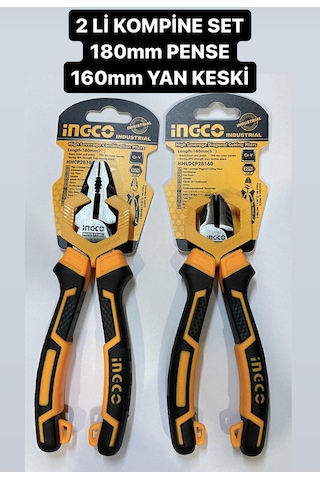 İcco 2li Kombine Set 180 Mm Pense 160 Mm Yan Keski