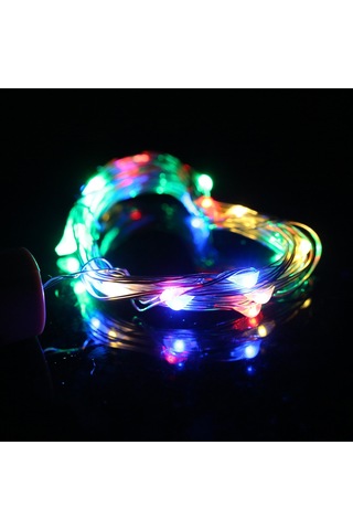 Tenfowee Güneş Enerjili Şişe Tutanak Lambası 3v 6w 1m 10led Ip65 Su Geçirmez Renkli Işık Dekoratif Aydınlatma Diğer