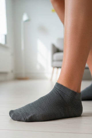 Bravie Bambu Erkek Çorap 786 Koyu Gri Gümüş