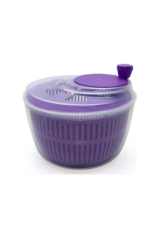 Melkan Home Salata Kurutucu & Sebze Kurutucu 5 Litre Geniş Hacimli Salata Kurutucu Mor Genel