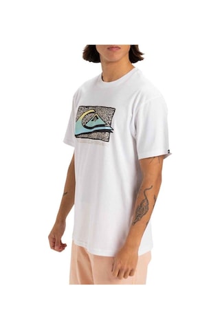 Quiksilver Retro Fade Ss Erkek T-shirt-29754 Beyaz