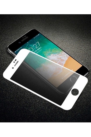 Apple, Uyumlu iPhone 8 Plus Zore Anti-dust Mat Privacy Temperli Ekran Koruyucu