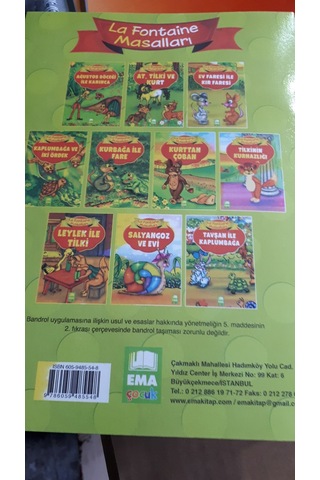 Masal Kitabi 1-2.Sinif Dengi 40 Değişik Kitap