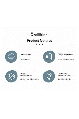 Akıllı Sabit Nem Otomatik Sallamalı Kafa Nemlendirici-pembe