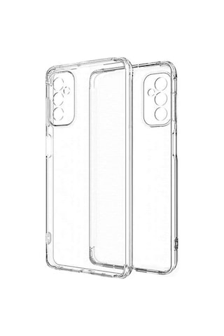 FitCase Samsung Galaxy Uyumlu A04s Kılıf Kamera Korumalı Silikon Şeffaf Arka Kapak