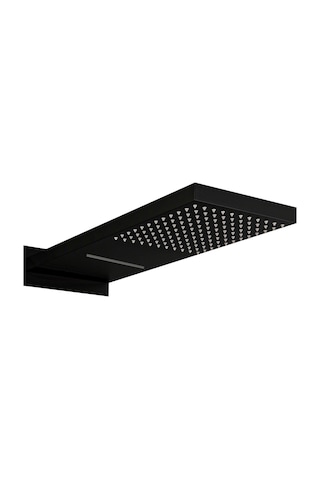 Fause Ankastre Panel Tepe Duş Başlığı Şelale Siyah KTD110-B Siyah