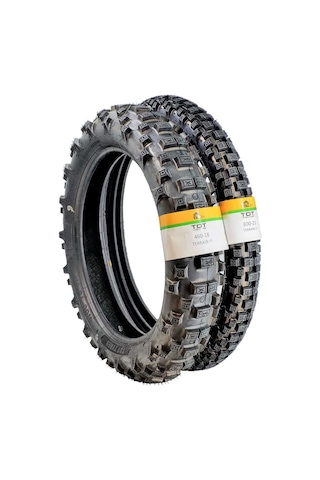 Set 460-18 Ve 300-21 Cross Motosiklet Lastiği Ön/arka Takım