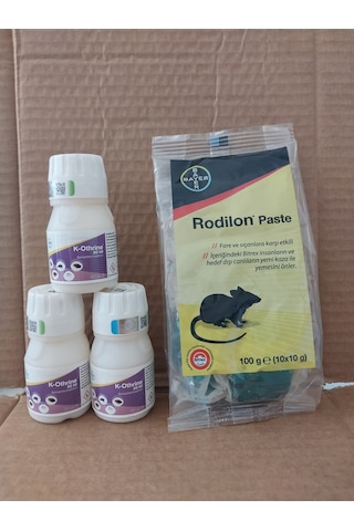 Bayer K Othrin 50 Ml Haşere Ilaci 3 Adet + Rodilon Pasta 100 Gr Fare Zehiri 1 Adet Bayer K Othrin 50 Ml Haşere Ilaci 3 Adet + Rodilon Pasta 100 Gr Fare Zehiri 1 Adet