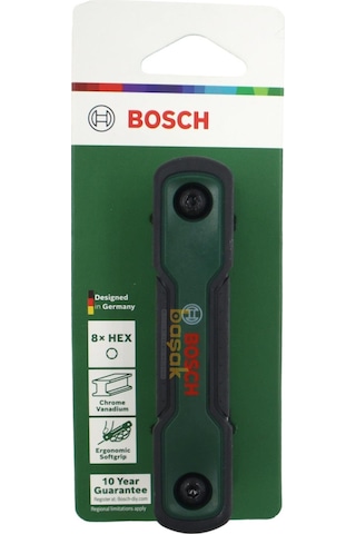 Bosch 1,5-6 Mm Çakı Tip Altı Köşe Allen Anahtar Takımı 1600a039l7