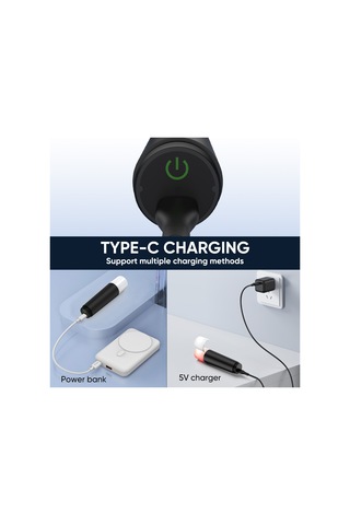 Dofolink Led Bot Navigasyon Işığı, 300-500m Işık Mesafesi, Ip67 Su Geçirmez, 3 Parlaklık Seviyesi, Manyetik Tutma, Type-c Şarj, 10-20h Pil Ömrü Siyah