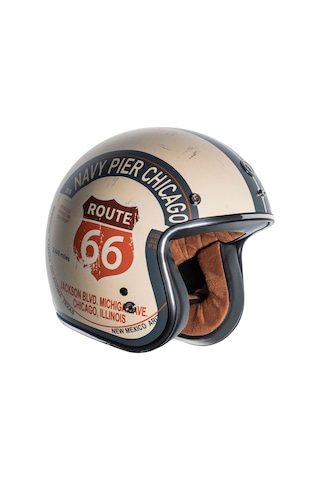 Torc T-50 PCH Açık Motosiklet Kaskı Gümüş