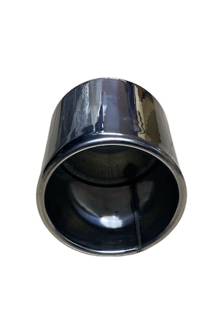 Krom Yuvarlak Model 120mm Tekli Egzoz Ucu