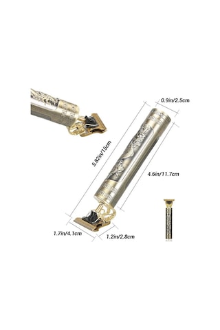 Ejderha Motifli T Jiletli Sıfır Kesim Tıraş Makinası