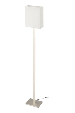 Ikea Nikelaj Kaplama Nikelaj Kaplama Beyaz Şık Yer Lambası 150 Cm Lambader Beyaz