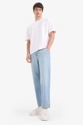 Defacto %100 Pamuk Relax Fit Geniş Paça Jean Kar Yıkamalı Pantolon E1376ax25smnm39 Mavi