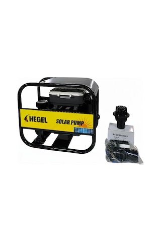Hegel - İnges Solar Yüzey Pompası Dc 72 Volt 1100 Watt - 3 Adet Güneş Paneliyle Çalışır