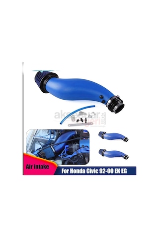 Honda Civic 1992-2000 Simota Big Tube Spor Hava Filtresi Mavi Renk