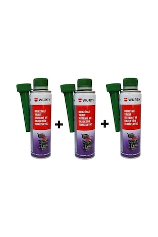 Würth Benzin Enjektör Temizleyici 300 Ml. 3 Adet Würth Benzin Enjektör Temizleyici 300 Ml. 3 Adet