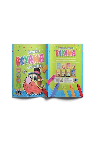 Aktiviteli Örnekli Boyama Kitabı 1 Adet