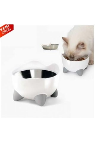 Catit Pixi Hazneli Çelik Mama Kabı