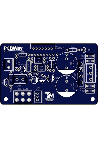 40 Watt Stereo Çift Kanal Class Ab Amfi Devresi Lm1876
