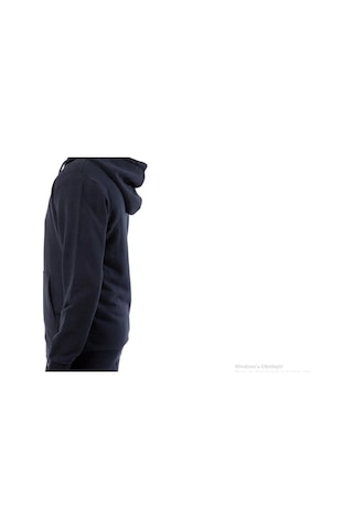 Kappa Logo Fleece Jacket Full-zip Hoodie Lacivert Siyah