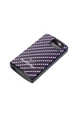 Black Martin Tek Torch Pürmüz Karbon Desenli Siyah Puro Çakmağı - Tr9297