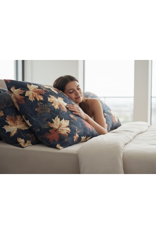 Artunhome Poplin Dijital Baskılı Yastık Kılıfı Seti 2 Adet 50x70 Cm %100 Pamuk Çok Renkli