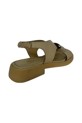 Kemal Tanca 862 M-320 Kadın Hakiki Deri Sandalet Bej