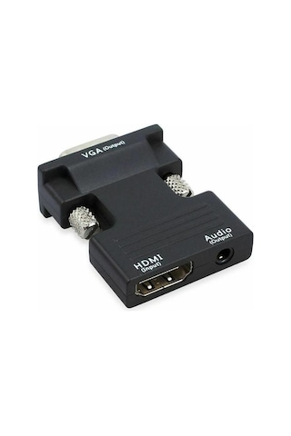 Lunatic 9944 Ses Destekli Hdmı To Vga Monitör Çevirici Adaptör Uyumlu Hdmı Bağlantı Tipi 4499