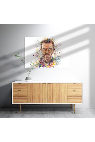 Cakasepetim Dr House Gregory Ve Sanatta Kapsül Görseli Ahşap Mdf Tablo