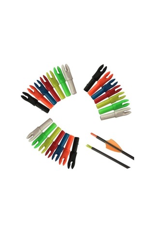 Pazly Suntek 12 Parça Plastik Okçuluk Hassas Kımlık 4 Için Nocks Seti