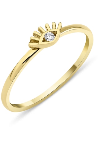 Fiyonk Kuyumculuk  14 Ayar Altın Göz Yüzük 001