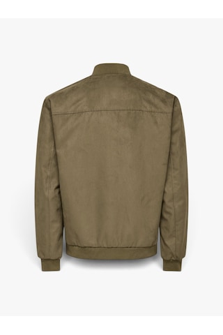 Only & Sons Onslucas Fake Suede Bomber Otw Noos Erkek Kahverengi Mont - 22027463