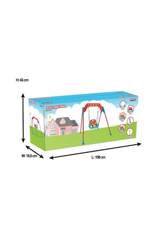 Ayaklı Samba Salıncak - Rulmanlı Fonksiyonlu - Park Bahçe Salıncağı 07-968